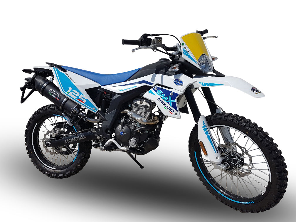 F.B. Mondial Smx 125 Enduro 2018-2020 Supermoto 2018-2020 Exhaust GPR Slip-on Furore Poppy