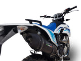 F.B. Mondial Smx 125 Enduro 2021-2023 Supermoto 2021-2023 Exhaust GPR Slip-on Furore Nero