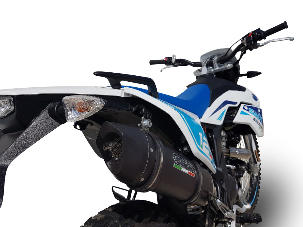 F.B. Mondial Smx 125 Enduro 2018-2020 Supermoto 2018-2020 Exhaust GPR Slip-on Furore Nero