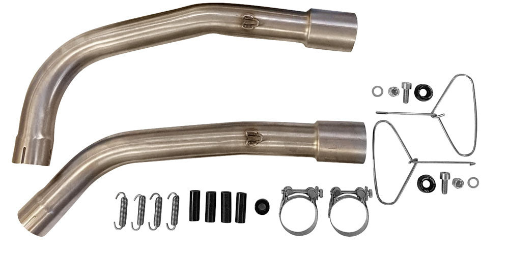 GPR Exhaust System Honda VTR1000 Sp-1 RC51 2000-2001, Furore Nero, Dual slip-on Including Removable DB Killers and Link Pipes