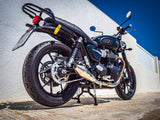 GPR Exhaust System Triumph Street Twin 900 2015-2019, Vintacone, Dual slip-on Including Removable DB Killers and Link Pipes