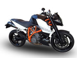 GPR Exhaust System Ktm Superduke 990 - R ( LC8) 2004-2012, Gpe Ann. Poppy, Dual slip-on Including Removable DB Killers and Link Pipes