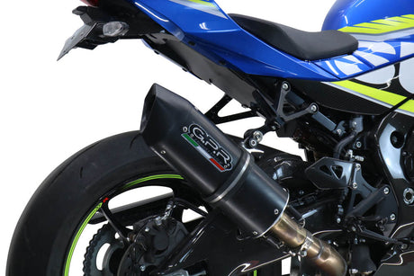 Suzuki GSXR 1000 R 2021-2024 Exhaust GPR Slip-on Furore Evo4 Nero