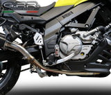 GPR Exhaust System Suzuki V-Strom DL650 2017-2020, M3 Inox , Mid-Full System Exhaust Including Removable DB Killer