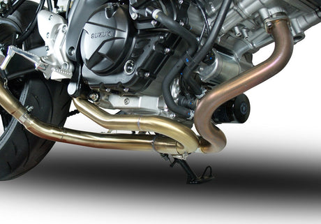 GPR Exhaust System Suzuki SV650A 2021-2023, Trioval, Slip-on Exhaust Including Removable DB Killer and Link Pipe