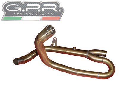 GPR Exhaust System Suzuki SV650A 2021-2023, Trioval, Slip-on Exhaust Including Removable DB Killer and Link Pipe