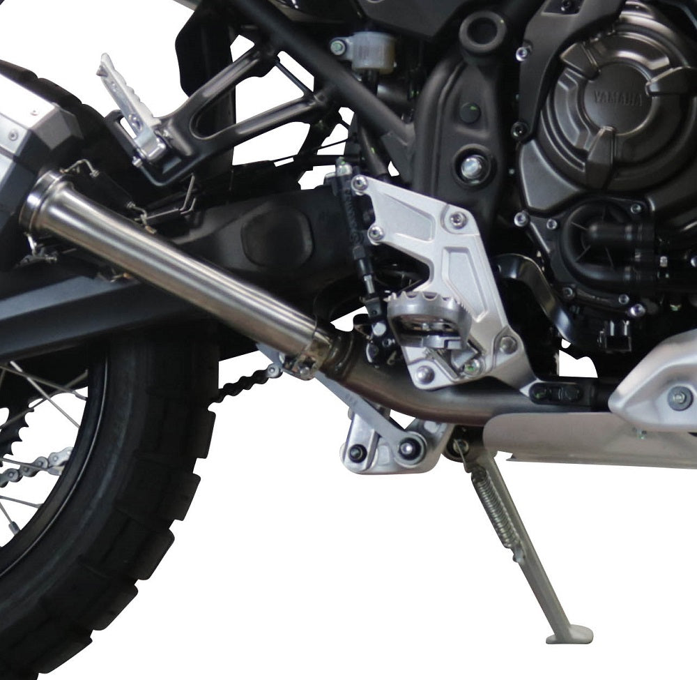 GPR Exhaust System Yamaha Tenere 700 2019-2020, GP Evo4 Poppy, Slip-on Exhaust Including Removable DB Killer and Link Pipe