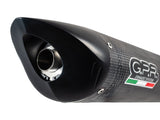 GPR Exhaust System Kawasaki ZX6R 2007-2008, Tiburon Poppy, Slip-on Exhaust Including Removable DB Killer and Link Pipe