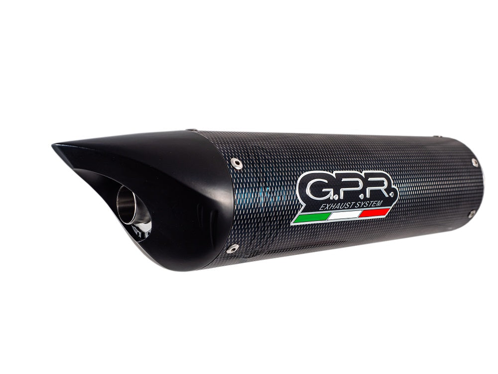 GPR Exhaust for Benelli Tre K 899 2006-2016, Tiburon Poppy, Slip-on Exhaust Including Removable DB Killer and Link Pipe