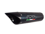 GPR Exhaust System Kawasaki ZX6R ZX636 A 2005-2006, Tiburon Poppy, Slip-on Exhaust Including Removable DB Killer and Link Pipe