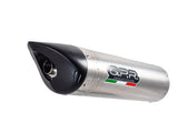 GPR Exhaust for Benelli Tre K 899 2006-2016, Tiburon Titanium, Slip-on Exhaust Including Removable DB Killer and Link Pipe