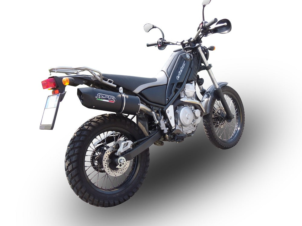 Yamaha Tricker 250 2005-2008  Exhaust GPR Slip-on Furore Nero