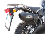 Yamaha Tricker 250 2005-2008  Exhaust GPR Slip-on Furore Nero