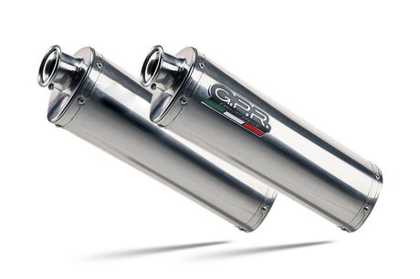 Ducati Monster 695 2006-2008 Exhaust GPR Double Slip-on Trioval