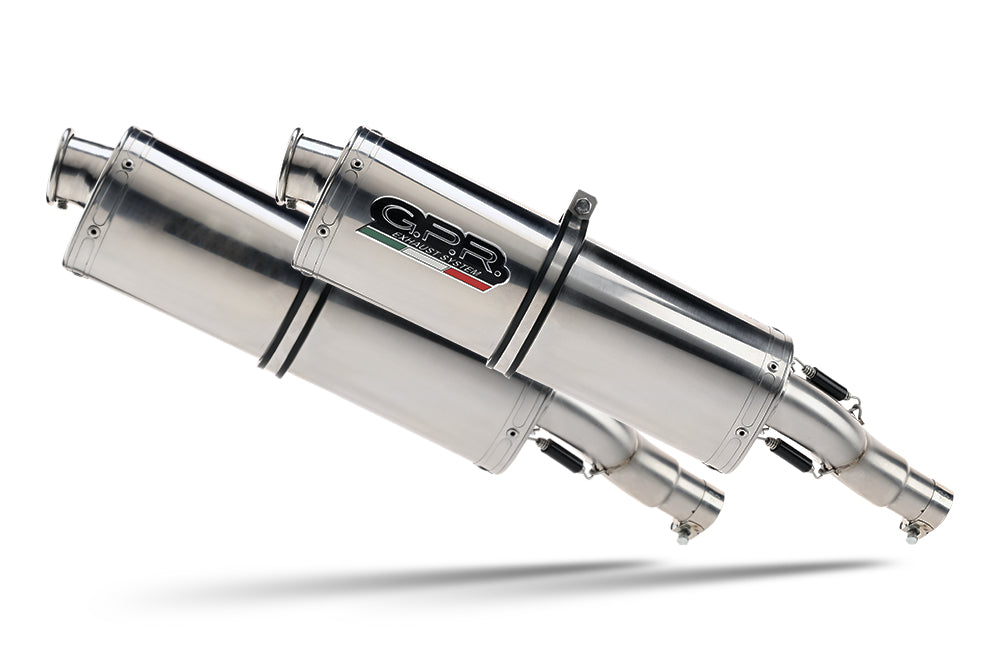 Ducati Monster 695 2006-2008 Exhaust GPR Double Slip-on Trioval