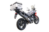 Triumph Tiger 850 Sport 2021-2023 GPR TECH 55 L Aluminum Top Case in Silver with Specific Plate Included