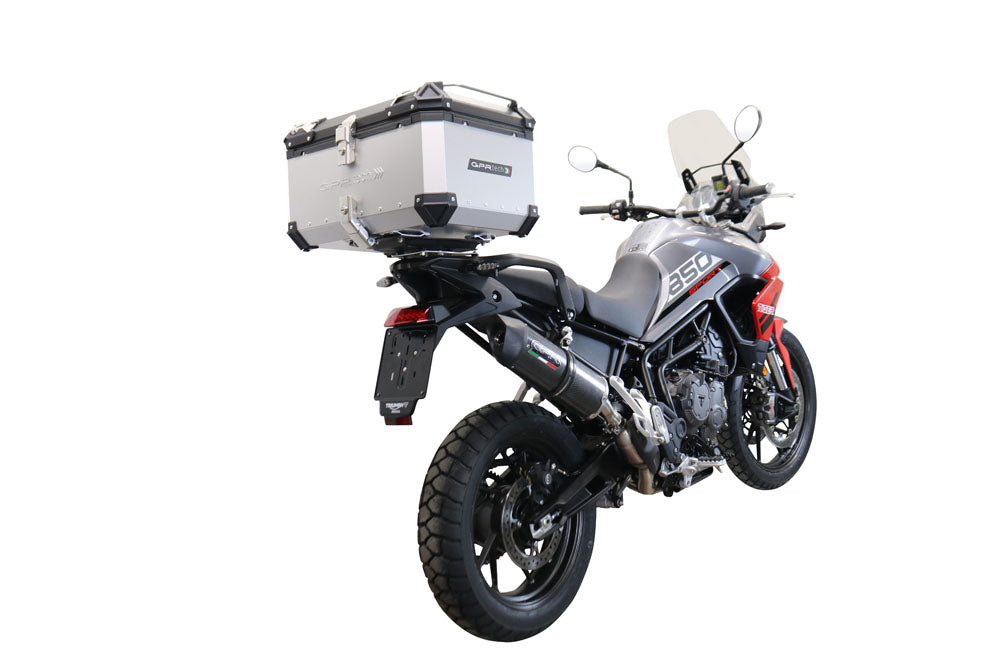 Triumph Tiger 1200 GT / Rally 2022-2023 GPR TECH 45 L Aluminum Top Case in Silver with Specific Plate Included