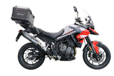 Triumph Tiger 850 Sport 2021-2023 GPR TECH 55 L Aluminum Top Case in Black with Specific Plate Included