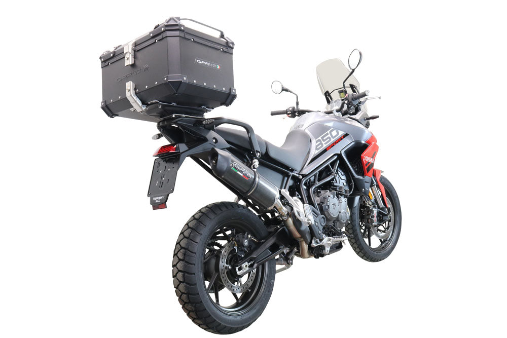 Triumph Tiger 1200 GT / Rally 2022-2023 GPR TECH 55 L Aluminum Top Case in Black with Specific Plate Included