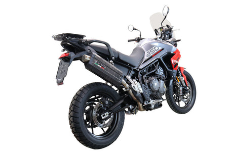 GPR Exhaust System Triumph Tiger 900 2020-2023, DUNE Poppy, Slip-on Exhaust Including Removable DB Killer and Link Pipe