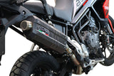 GPR Exhaust System Triumph Tiger 850 2023-2024, DUNE Poppy, Slip-on Exhaust Including Removable DB Killer and Link Pipe