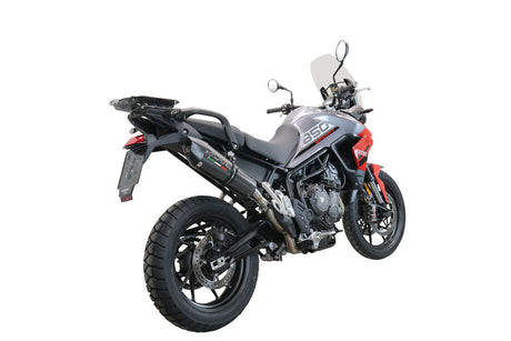 GPR Exhaust System Triumph Tiger 850 2023-2024, GP Evo4 Poppy, Slip-on Exhaust Including Removable DB Killer and Link Pipe