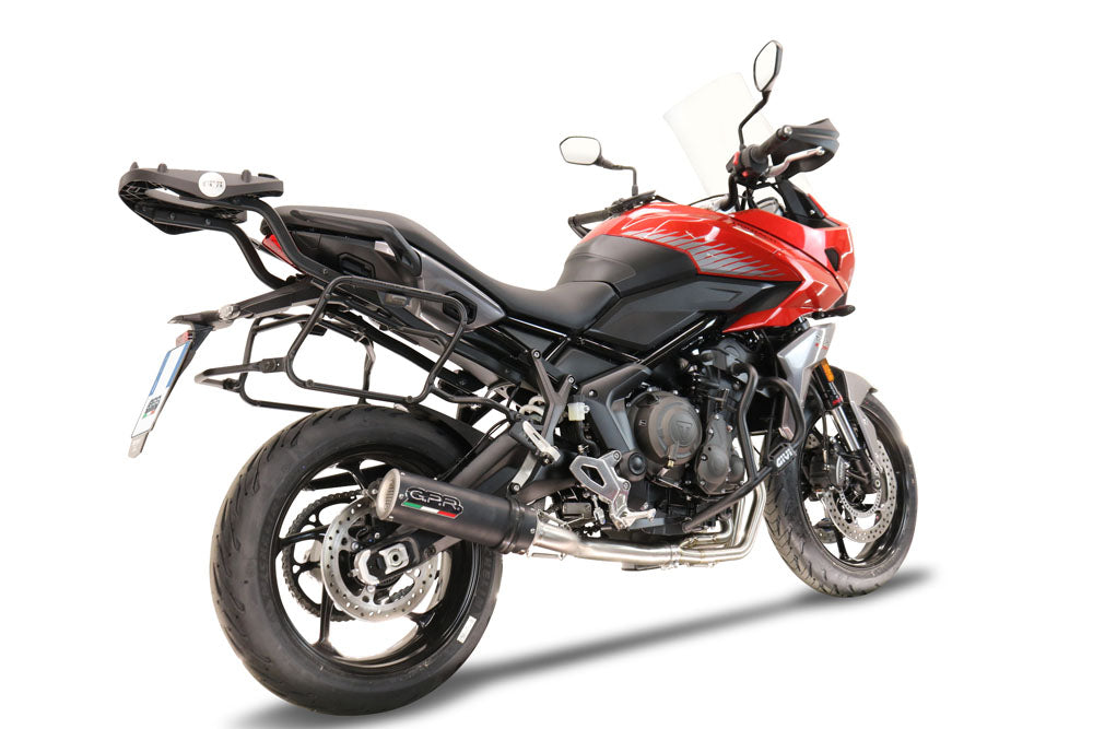 GPR Exhaust System Triumph Tiger Sport 660 2022-2023, M3 Black Titanium, Full System Exhaust, Including Removable DB Killer