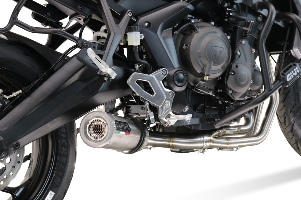 GPR Exhaust System Triumph Tiger Sport 660 2022-2023, M3 Inox , Full System Exhaust, Including Removable DB Killer