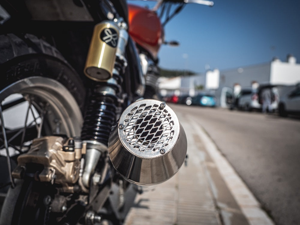 Suzuki Tu 250 Xx 1997-2003 Exhaust GPR Silencer without link pipe Ultracone Inox CafÃ¨ Racer