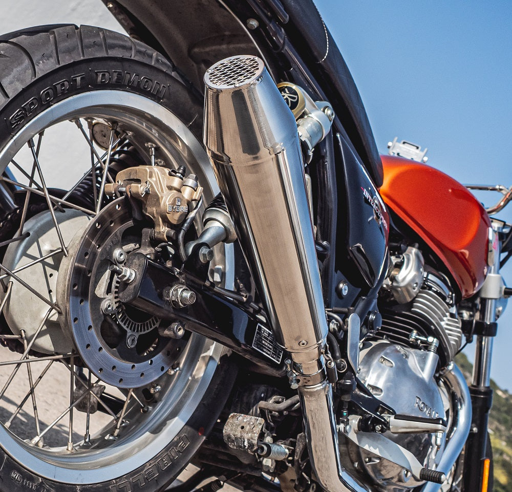 Suzuki Tu 250 Xx 1997-2003 Exhaust GPR Silencer without link pipe Ultracone Inox CafÃ¨ Racer