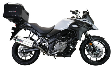 GPR Exhaust System Suzuki V-Strom DL650 2021-2023, DUNE Poppy, Mid-Full System Exhaust Including Removable DB Killer