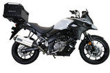 GPR Exhaust System Suzuki V-Strom DL650 2017-2020, DUNE Titanium, Mid-Full System Exhaust Including Removable DB Killer