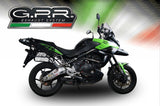 GPR Exhaust System Kawasaki Versys 650 2006-2014, Furore Poppy, Slip-on Exhaust Including Removable DB Killer and Link Pipe