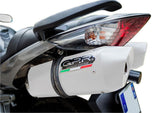 GPR Exhaust System Honda VFR800 V-Tec 2002-2013, Albus Ceramic, Dual slip-on Including Removable DB Killers and Link Pipes