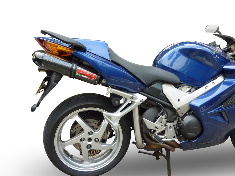 GPR Exhaust System Honda VFR800 V-Tec 2002-2013, Gpe Ann. Poppy, Dual slip-on Including Removable DB Killers and Link Pipes