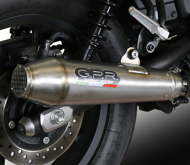 GPR Exhaust System Zontes 350 R1 2022-2023, Ultracone, Full System Exhaust, Including Removable DB Killer