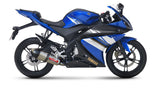 GPR Exhaust System Yamaha YZF 125 R i.e. 2008-2013, Gpe Ann. titanium, Full System Exhaust, Including Removable DB Killer