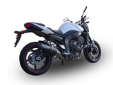 GPR Exhaust System Yamaha FZ1 Fazer 1000 2006-2014, Furore Nero, Slip-on Exhaust Including Removable DB Killer and Link Pipe