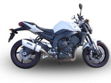 GPR Exhaust System Yamaha FZ1 Fazer 1000 2006-2014, Albus Ceramic, Slip-on Exhaust Including Removable DB Killer and Link Pipe