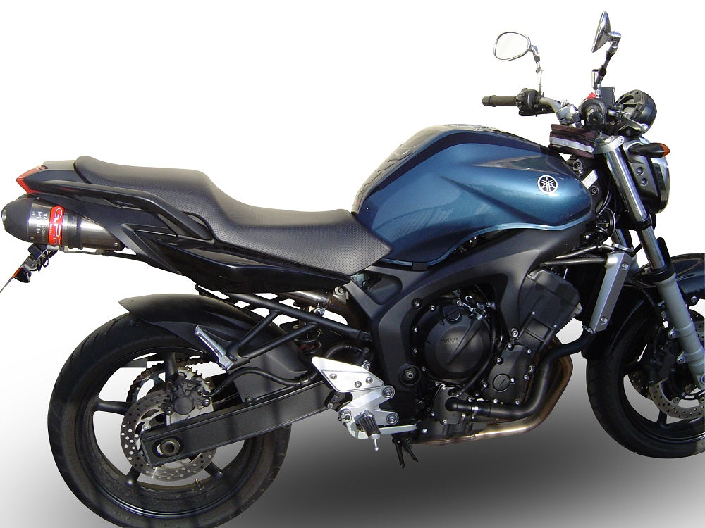 GPR Exhaust System Yamaha Fz6 600-Fazer S1-S2 2004-2013, Gpe Ann. titanium, Dual slip-on Including Removable DB Killers and Link Pipes