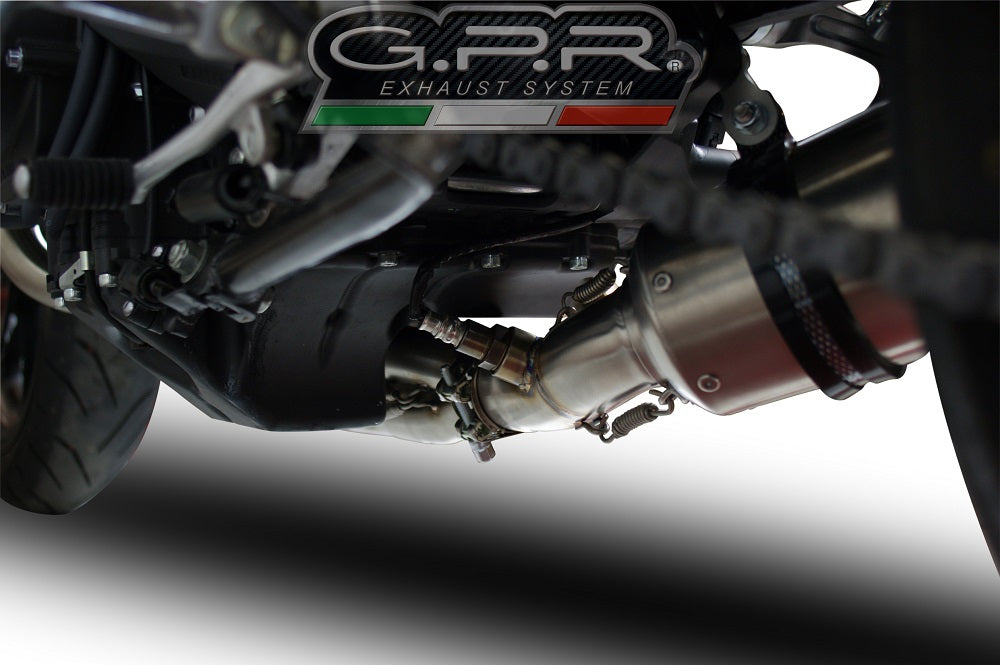 GPR Exhaust System Yamaha Tracer 900 FJ09 TR 2017-2020, Gpe Ann. Poppy, Full System Exhaust, Including Removable DB Killer