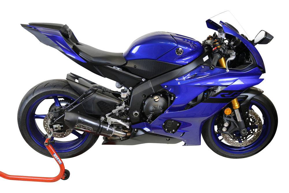 GPR Exhaust System Yamaha Tenere 700 2019-2020, GP Evo4 Poppy, Slip-on Exhaust Including Removable DB Killer and Link Pipe