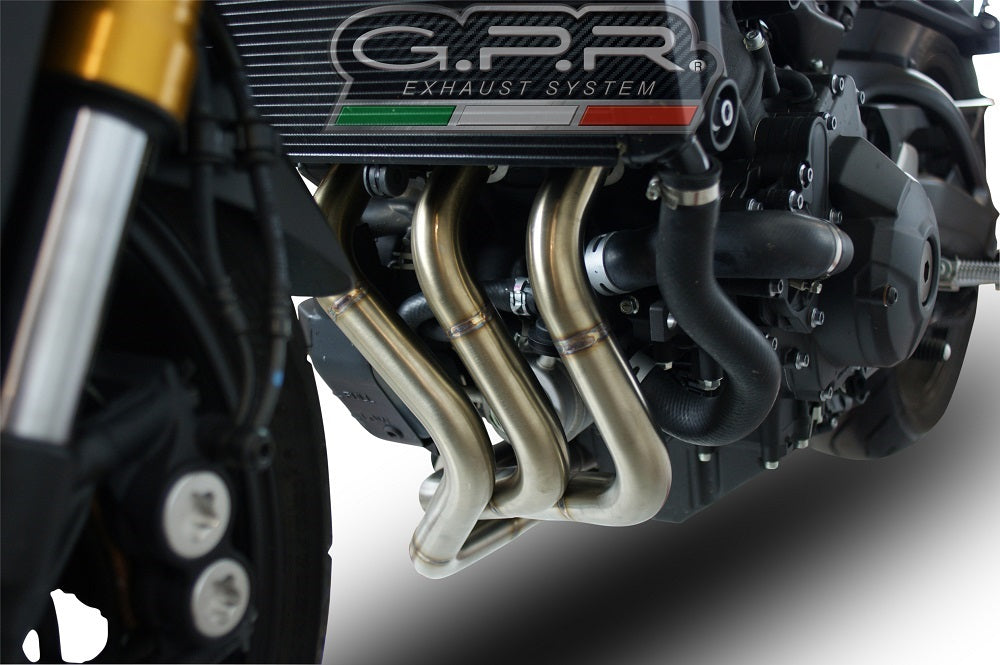 Yamaha Xsr 900 2022-2025 Exhaust GPR Full System Furore Evo4 Nero