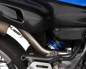 GPR Exhaust System Yamaha Xt 600 - E - K 1985-2002, Satinox , Slip-on Exhaust Including Removable DB Killer and Link Pipe