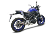 GPR Exhaust System Yamaha Mt 125 2021-2023, M3 Black Titanium, Full System Exhaust, Including Removable DB Killer