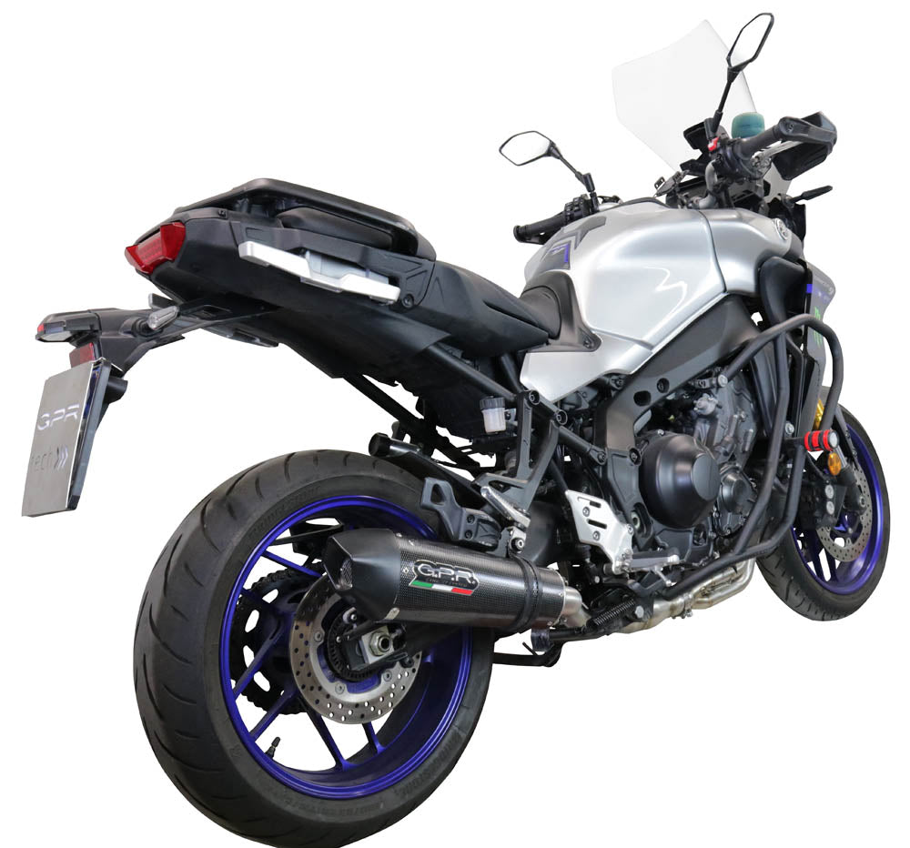 GPR Exhaust System Yamaha Tracer 900 FJ09 TR 2021-2023, Gpe Ann. Poppy, Full System Exhaust, Including Removable DB Killer