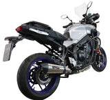 GPR Exhaust System Yamaha Tracer 900 FJ09 TR 2021-2023, Gpe Ann. titanium, Full System Exhaust, Including Removable DB Killer