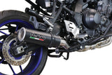 GPR Exhaust System Yamaha Tracer 900 FJ09 TR 2021-2023, M3 Black Titanium, Full System Exhaust, Including Removable DB Killer