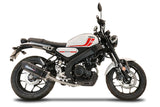 GPR Exhaust System Yamaha XSR125 2021-2023, Furore Poppy, Full System Exhaust, Including Removable DB Killer