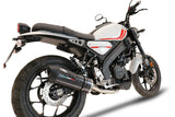 GPR Exhaust System Yamaha XSR125 2021-2023, Furore Poppy, Full System Exhaust, Including Removable DB Killer